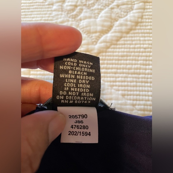 Moda International Navy cocktail Dress - Picture 9 of 10